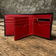 Dual-Tone Premium Leather Bifold Wallet