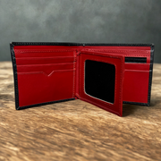 Dual-Tone Premium Leather Bifold Wallet