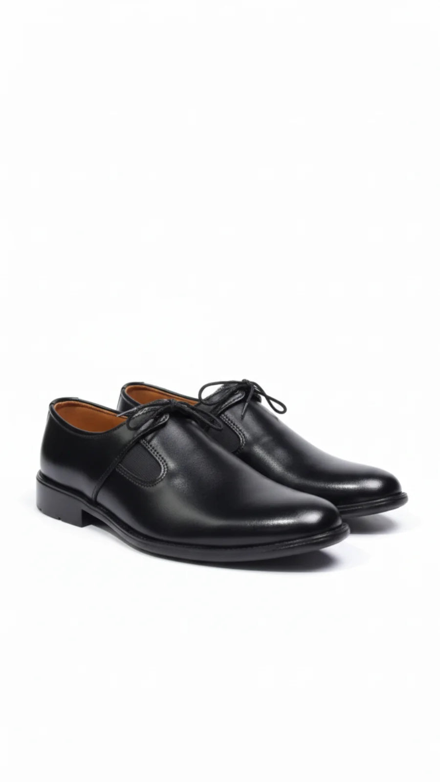 Classic Black Leather Formal Shoes for Men