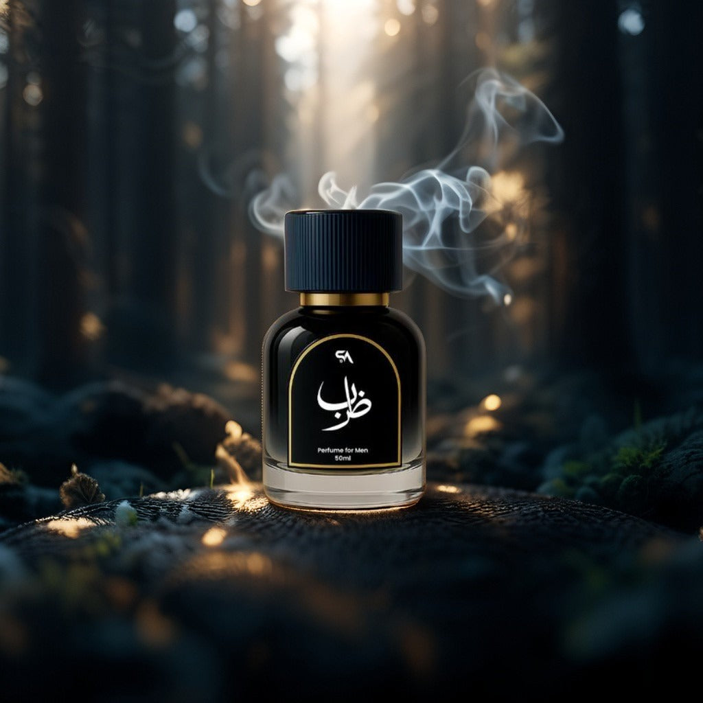 Elegant black glass bottle of Zarb Perfume for Men (50ml)