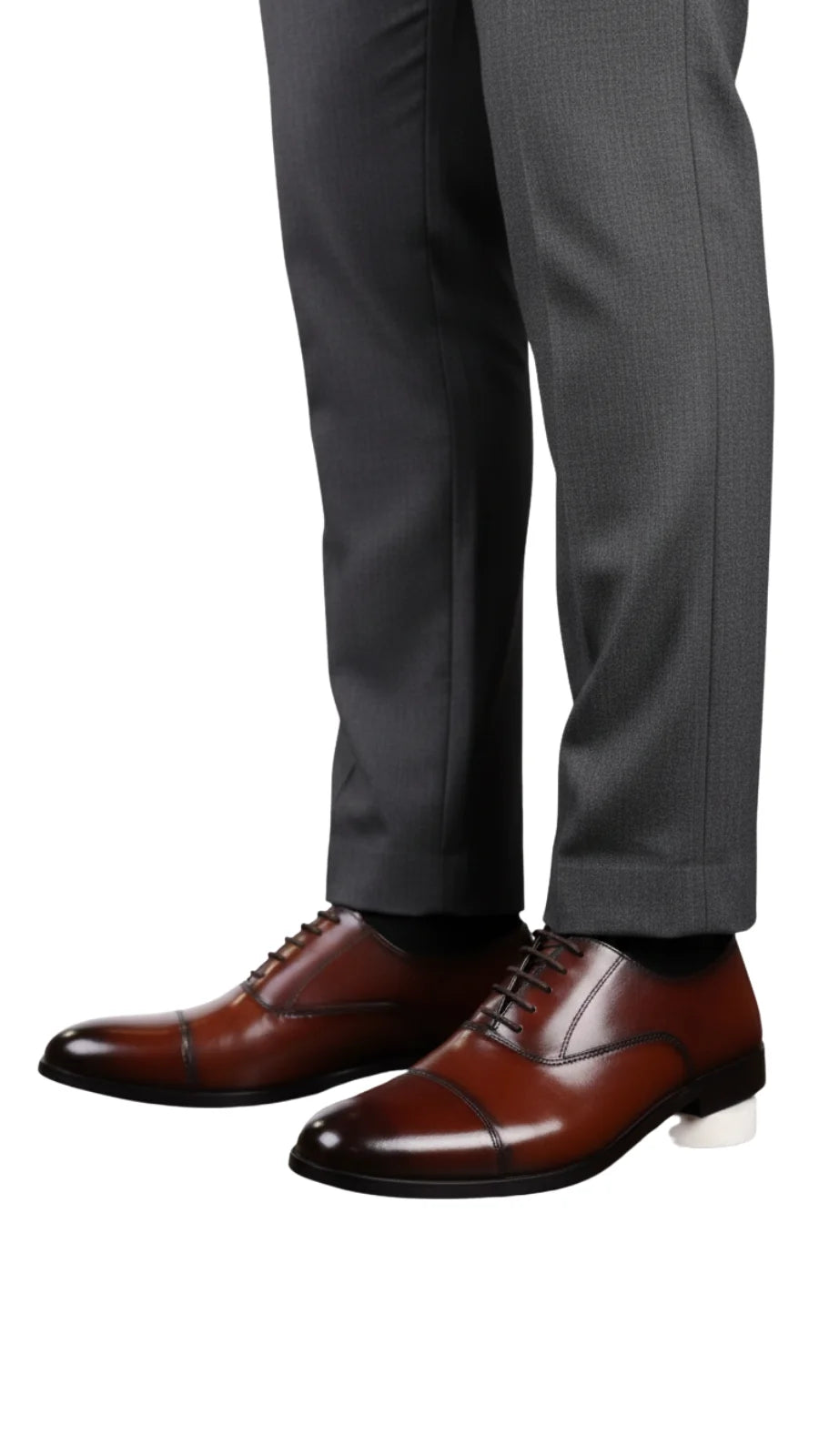 Brown Leather Oxford Shoes