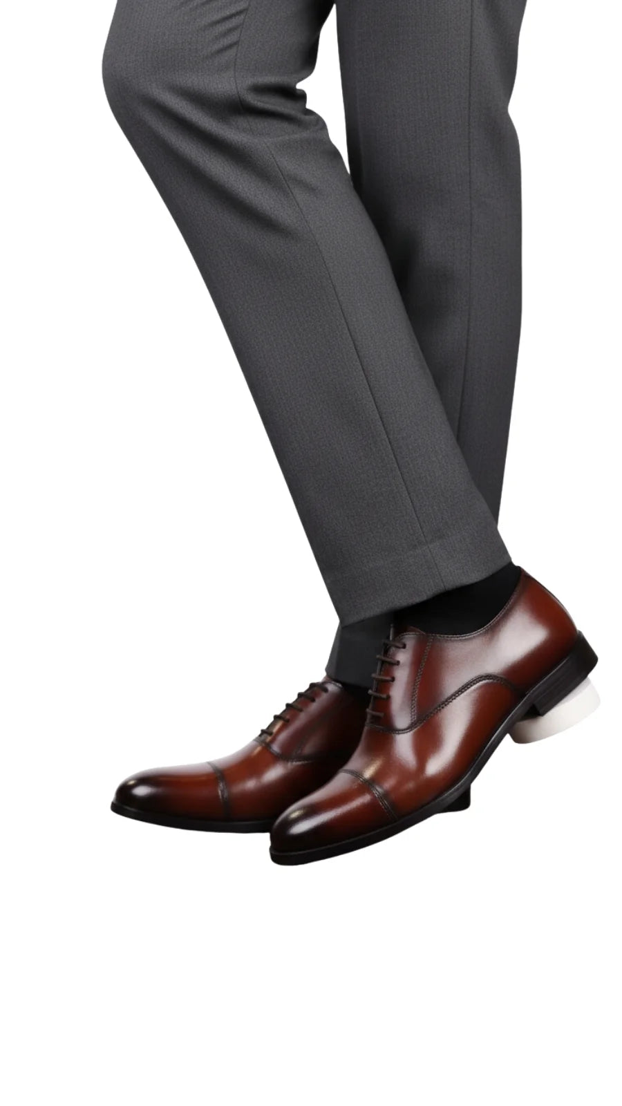 Brown Leather Oxford Shoes