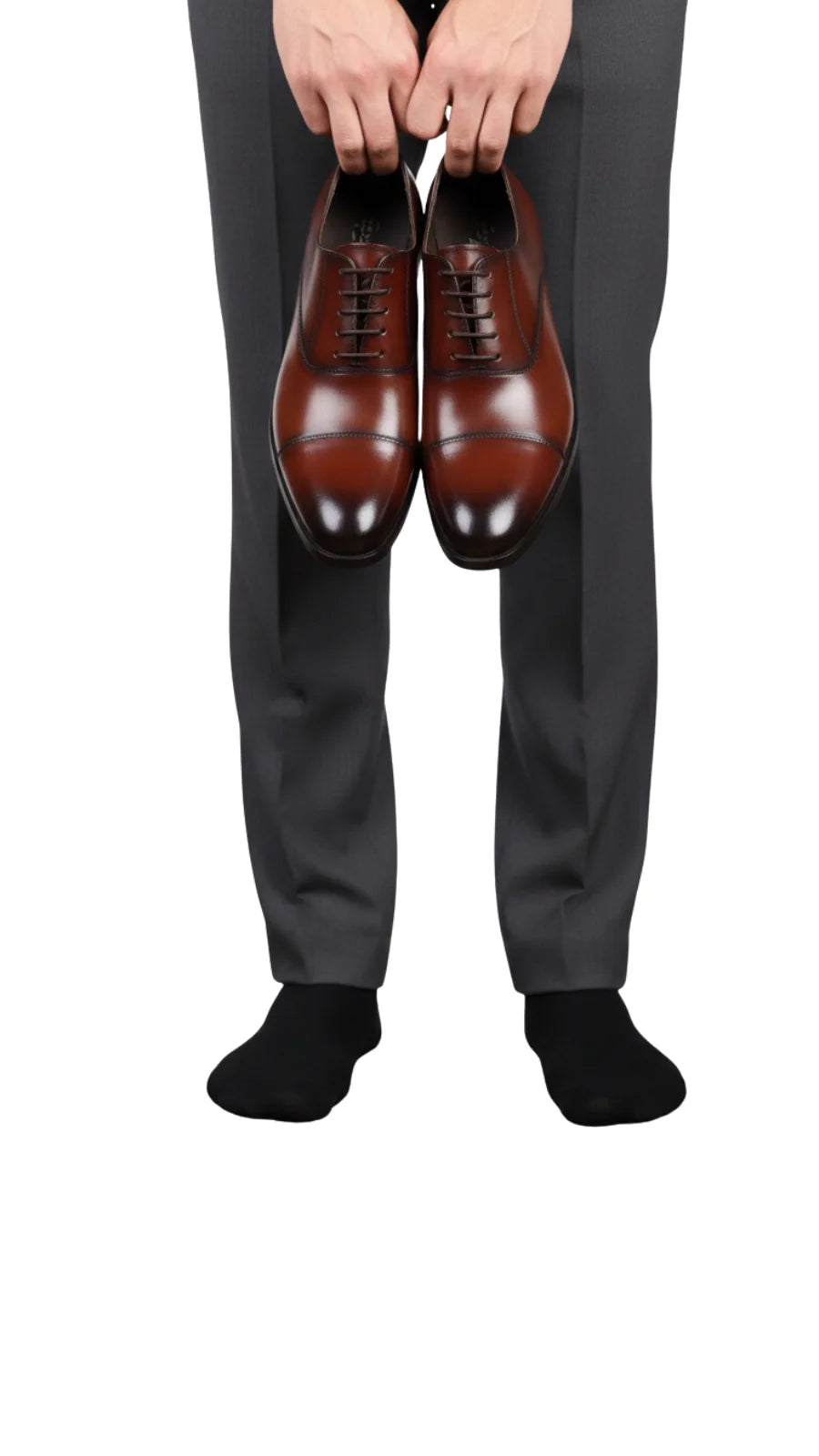 Brown Leather Oxford Shoes