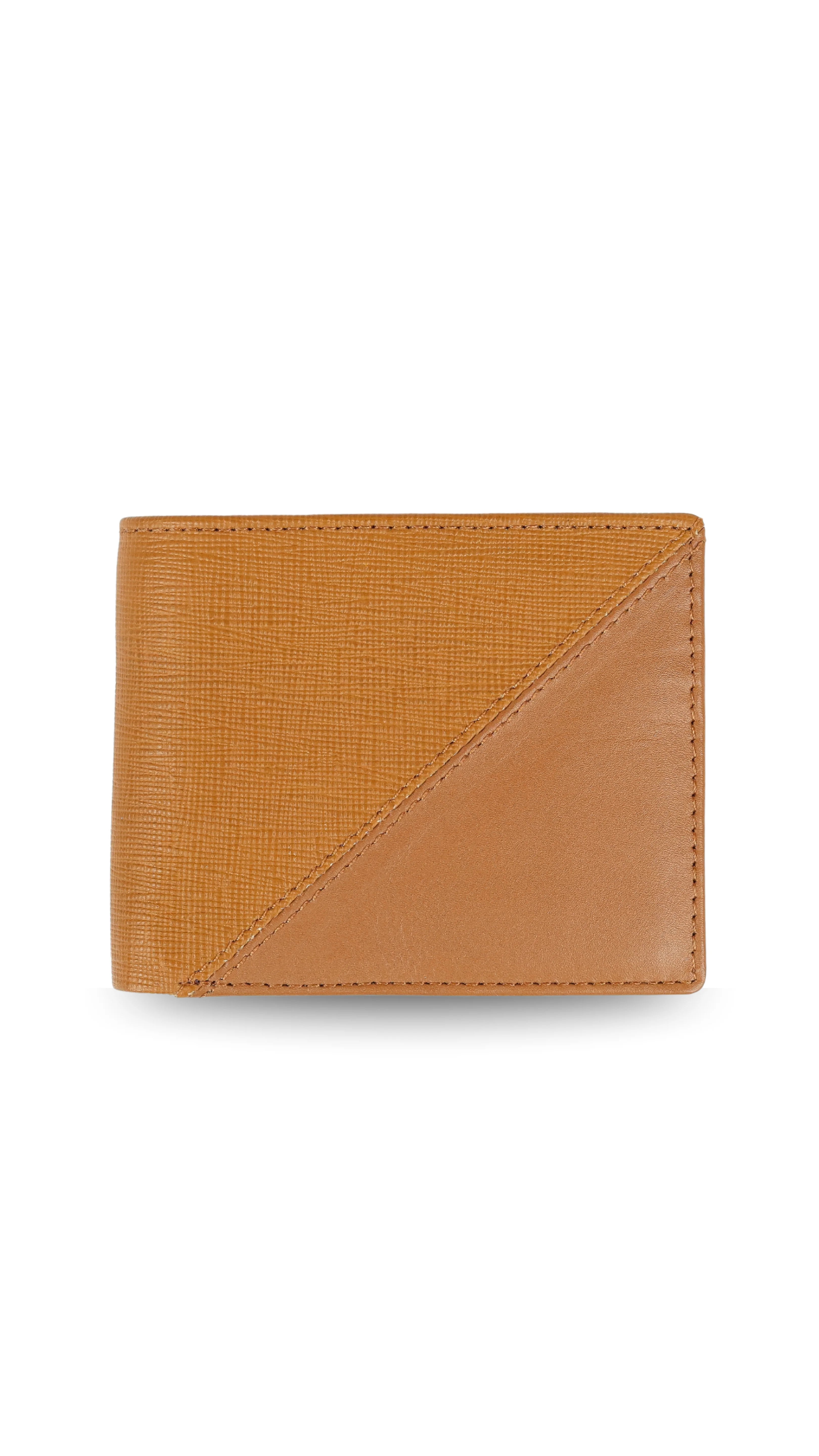 Tan Leather Bifold Wallet