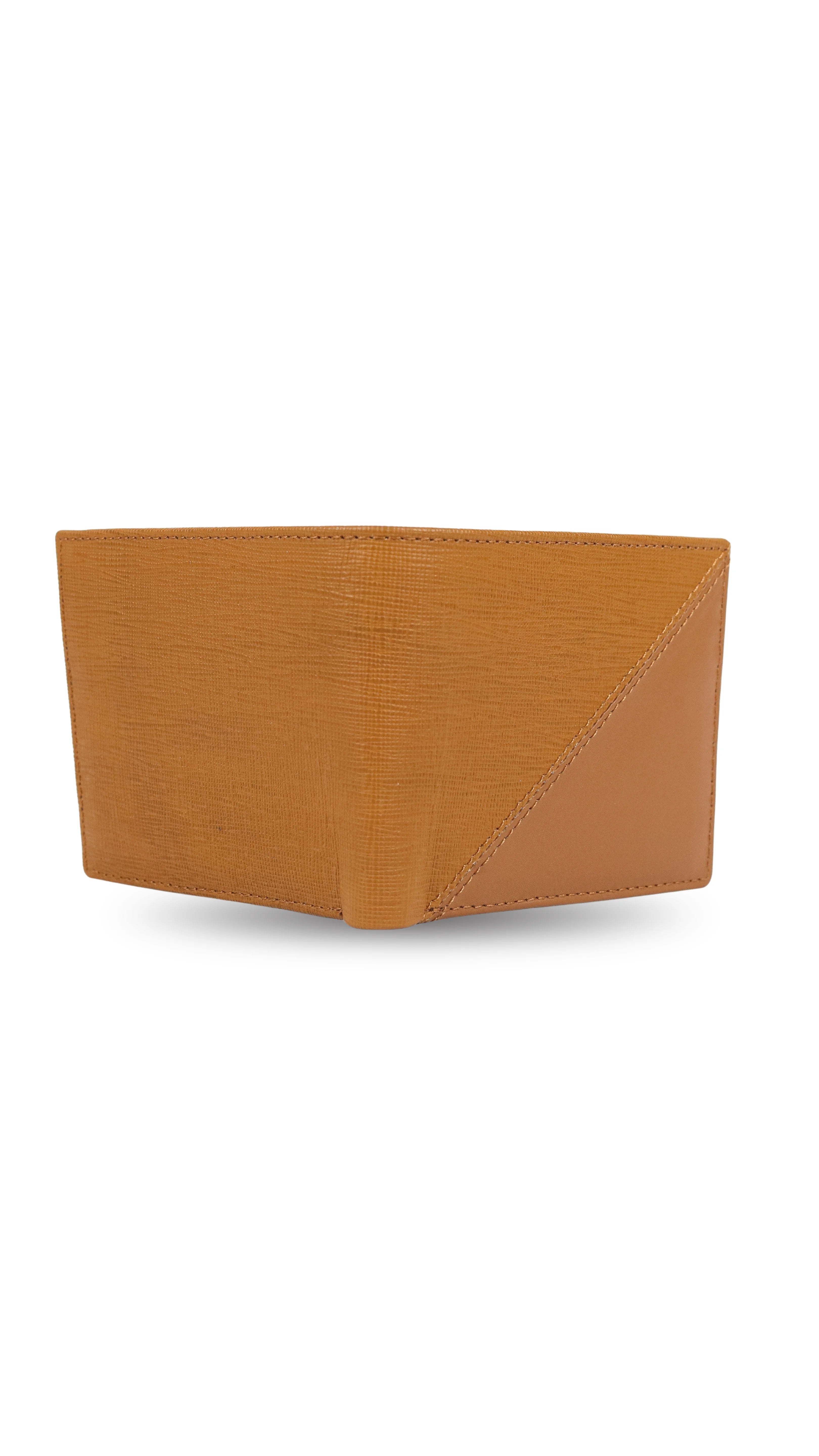 Tan Leather Bifold Wallet