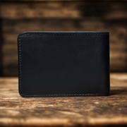 Dual-Tone Premium Leather Bifold Wallet