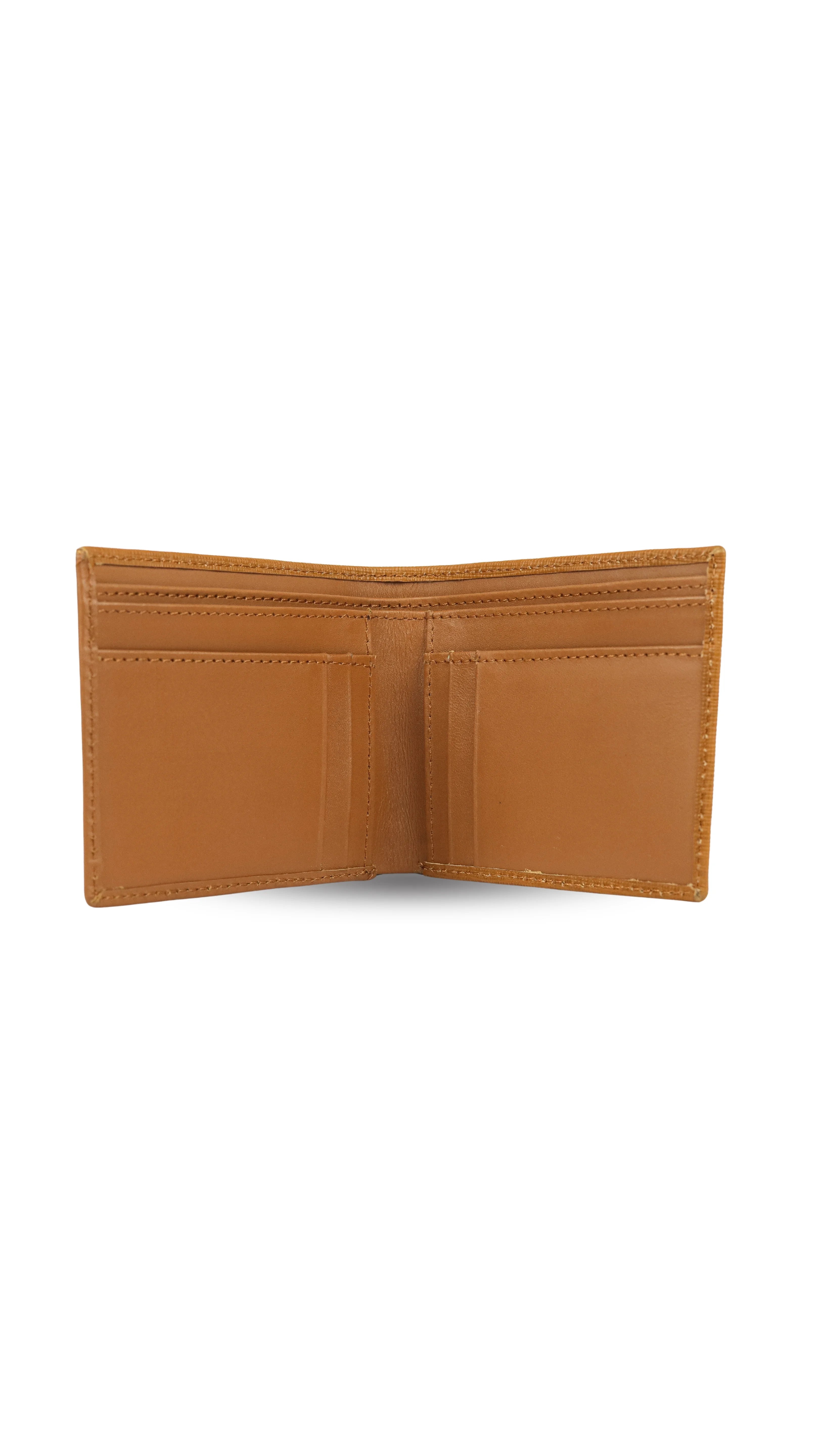 Tan Leather Bifold Wallet