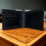 Elite Croc-Texture Genuine Leather Wallet