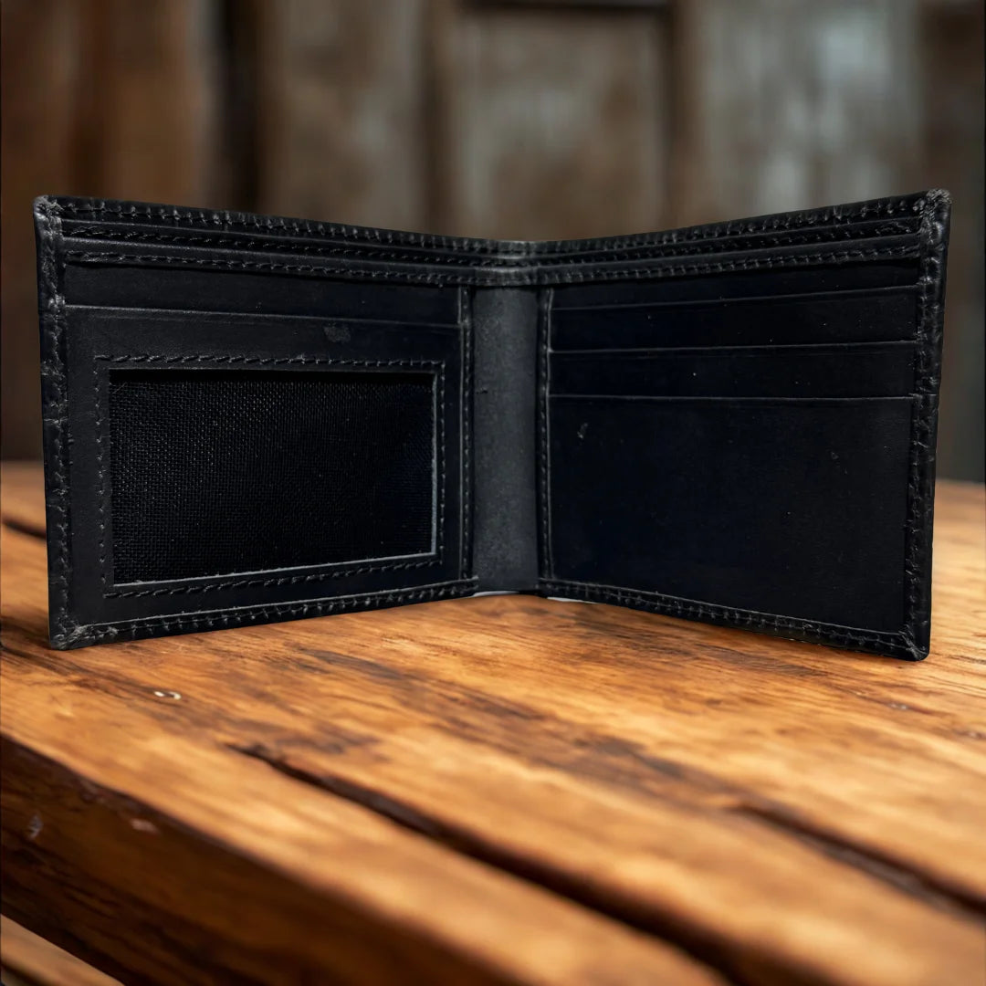  Crocodile-Texture Genuine Leather Wallet