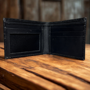 Elite Croc-Texture Genuine Leather Wallet