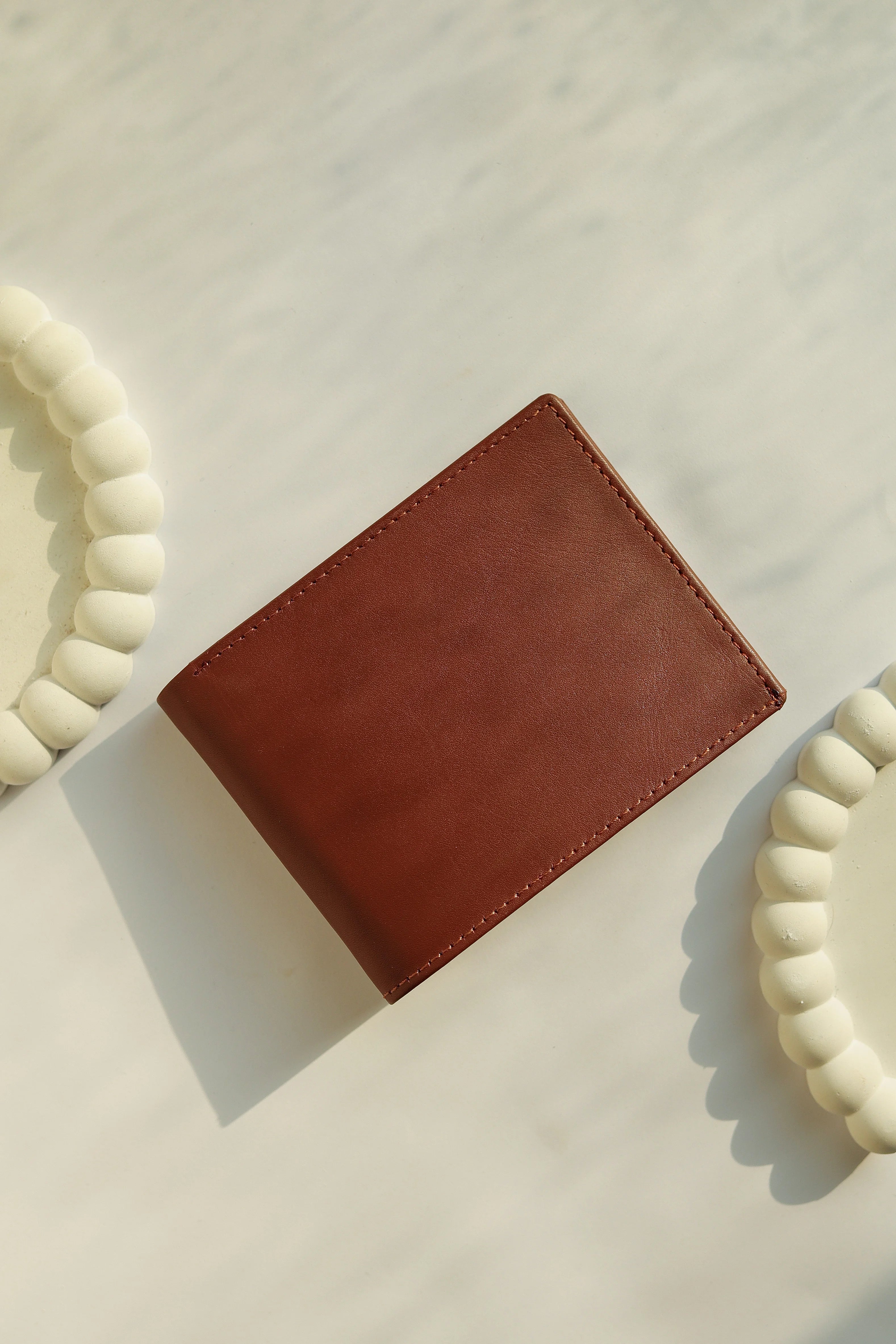 Brown Leather Bifold Wallet
