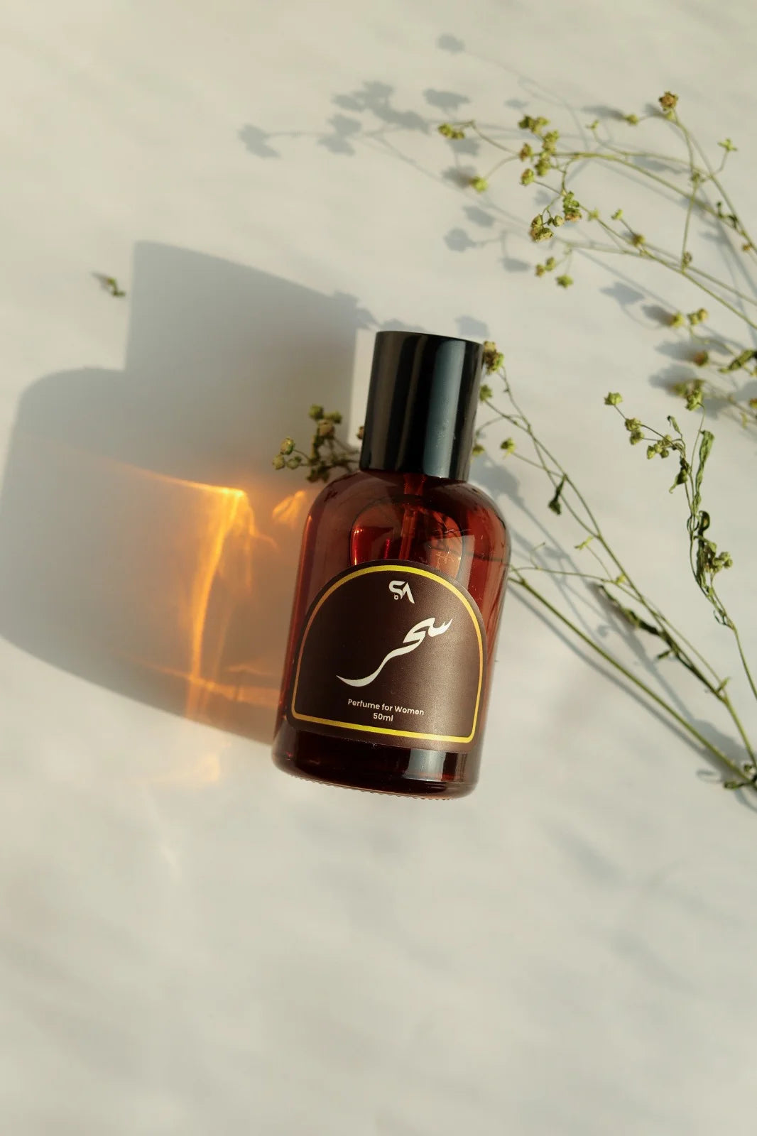 Women’s perfume with soft floral fragrance