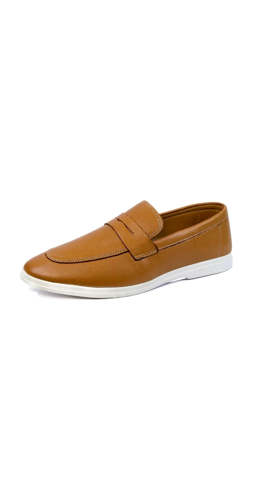 Tan Leather Loafers