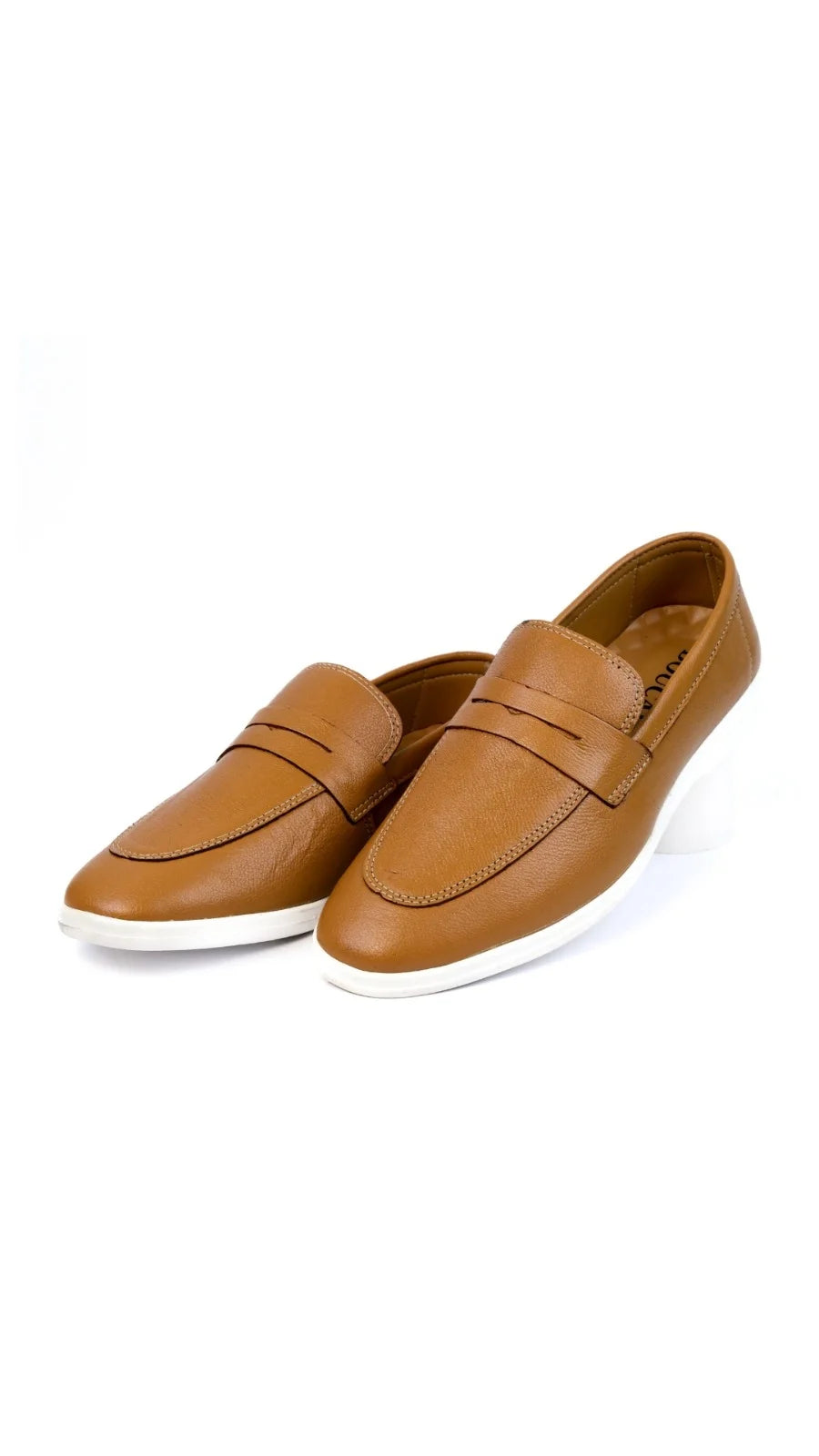 Tan Leather Loafers
