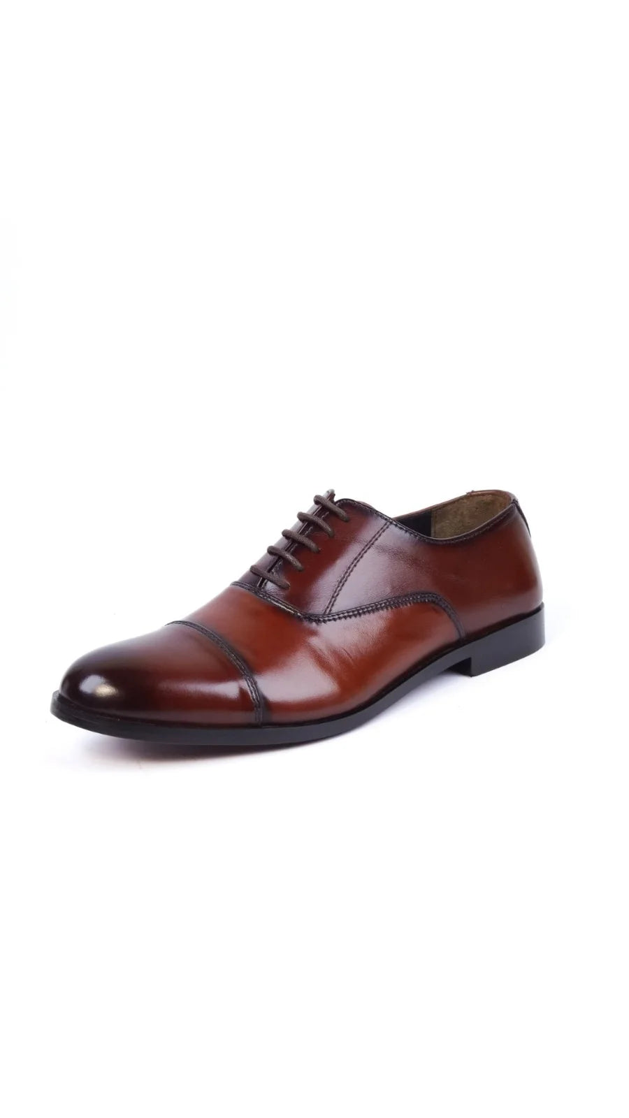 Brown Leather Oxford Shoes