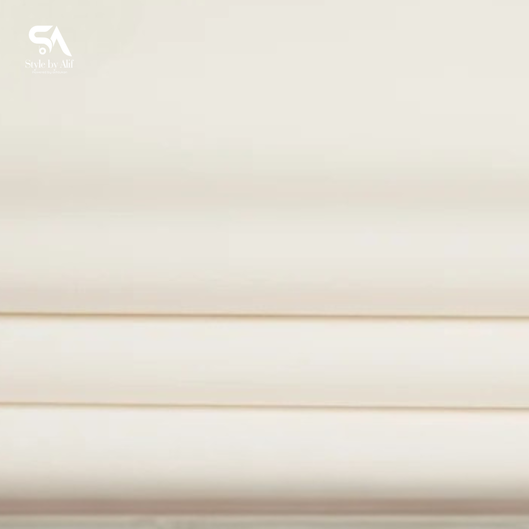 Grace for Season – Elegant Off-White Fabric
